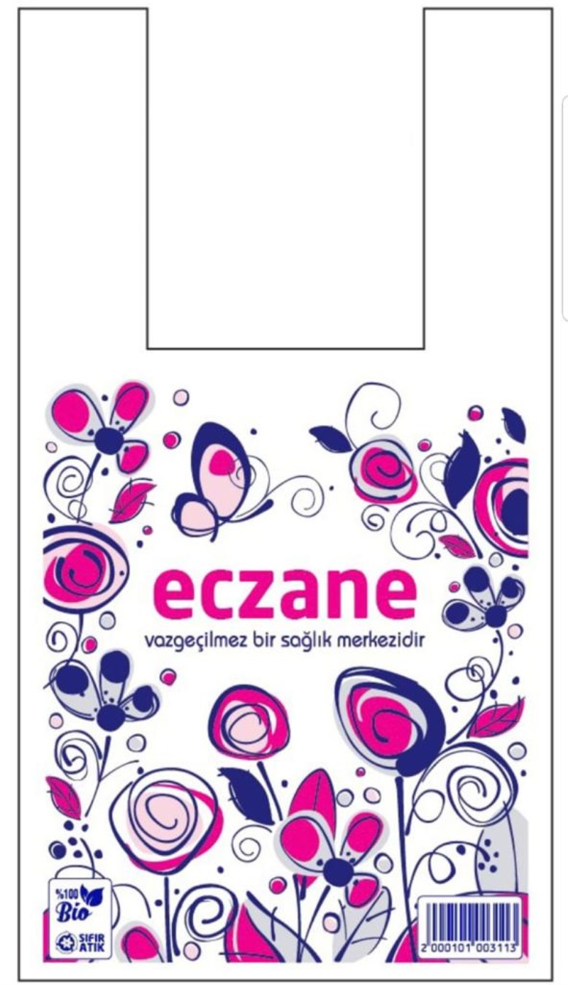 Bio Atlet Eczane Poşeti 22 x 40 cm  (1 Kg)